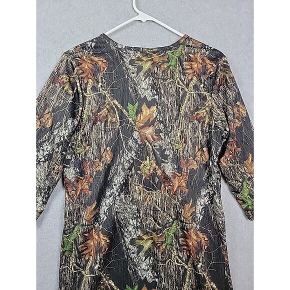 Wilderness Dreams Multicolor Camo 3/4 Sleeve Nightgown Coverup Women's Large - Picture 7 of 11